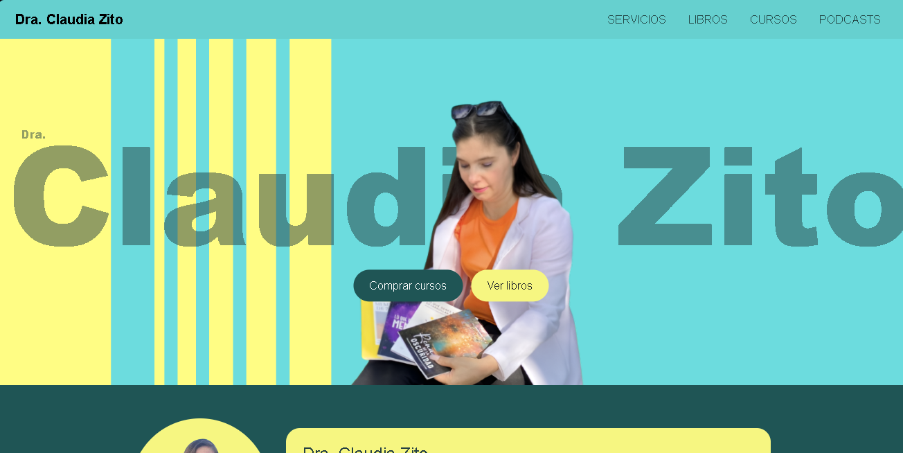 Pagina web de Claudia Zito | Punto Norte